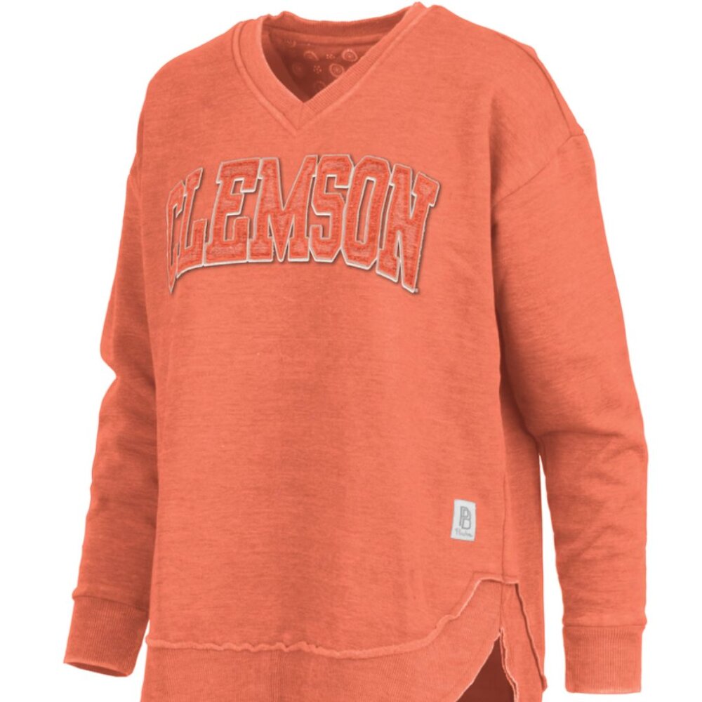 Clemson VNeck Pullover Sweatshirt